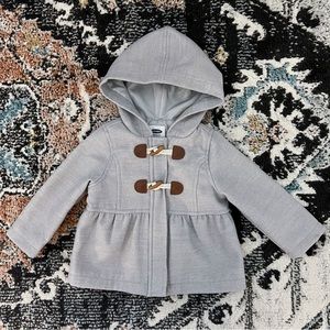 Old Navy Peplum Peacoat - Girls Size 12-18M